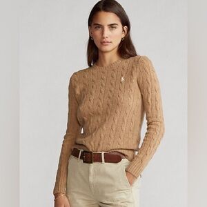 Polo Ralph Lauren Cable-knit crewneck cotton sweater